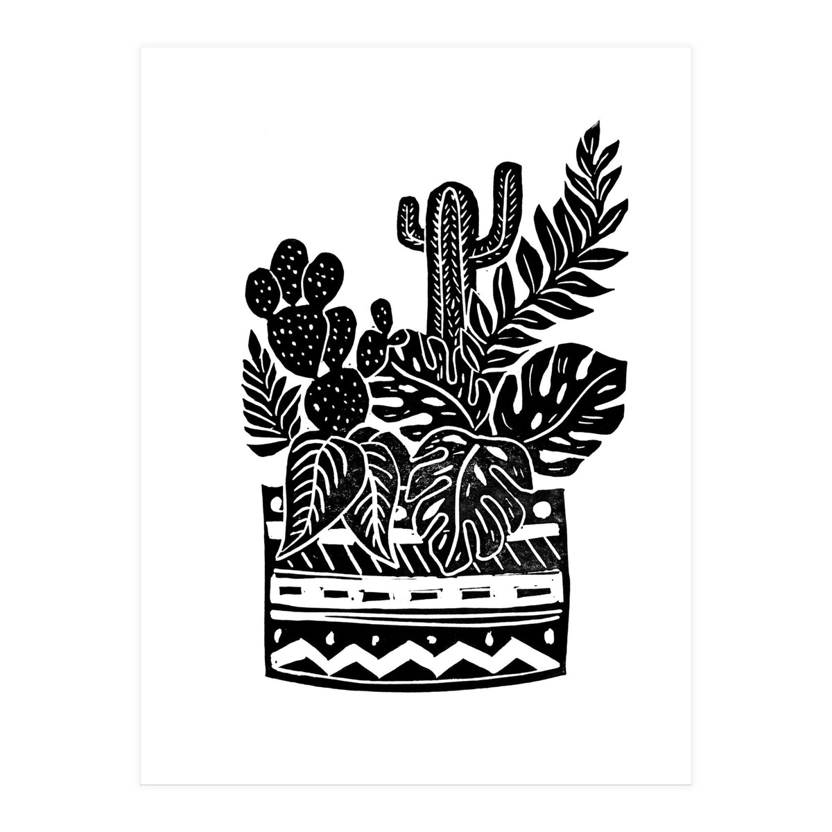 Botanical Pot  (Print Only)