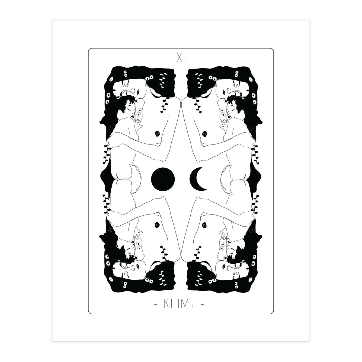 Klimt Tarot Card (Print Only)
