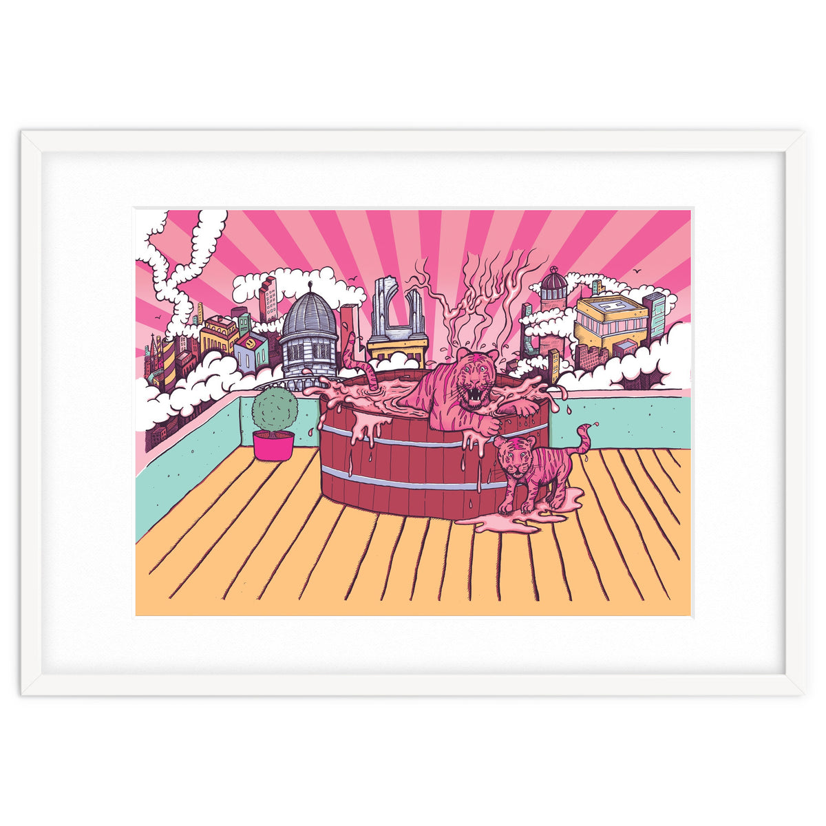 Strawberry Tigers Rooftop Jacuzzis Abbeydale Brewery x Lewy  12.4% ABV Strawberry, Chocolate, Smoked, Cherry Wood-chipped, Imperial Dessert Stout.