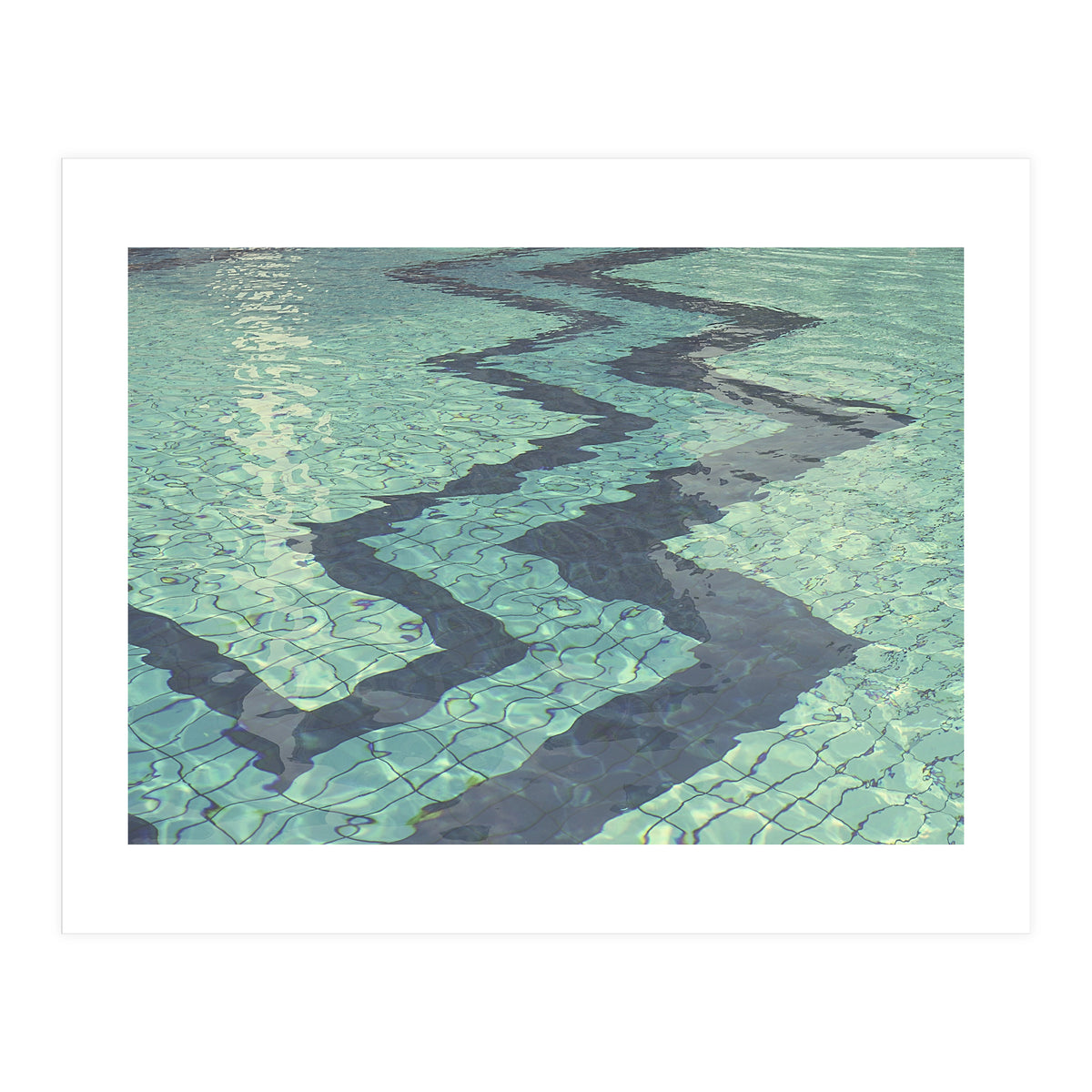Underwater Zig Zags (Print Only)