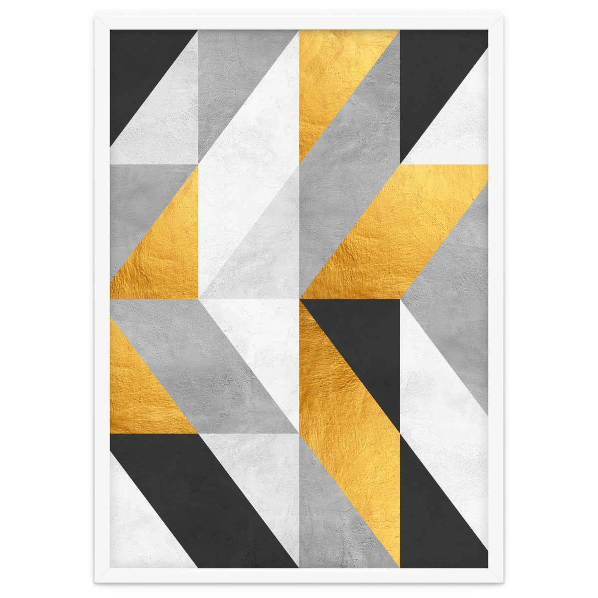 Gray and Gold Composition I