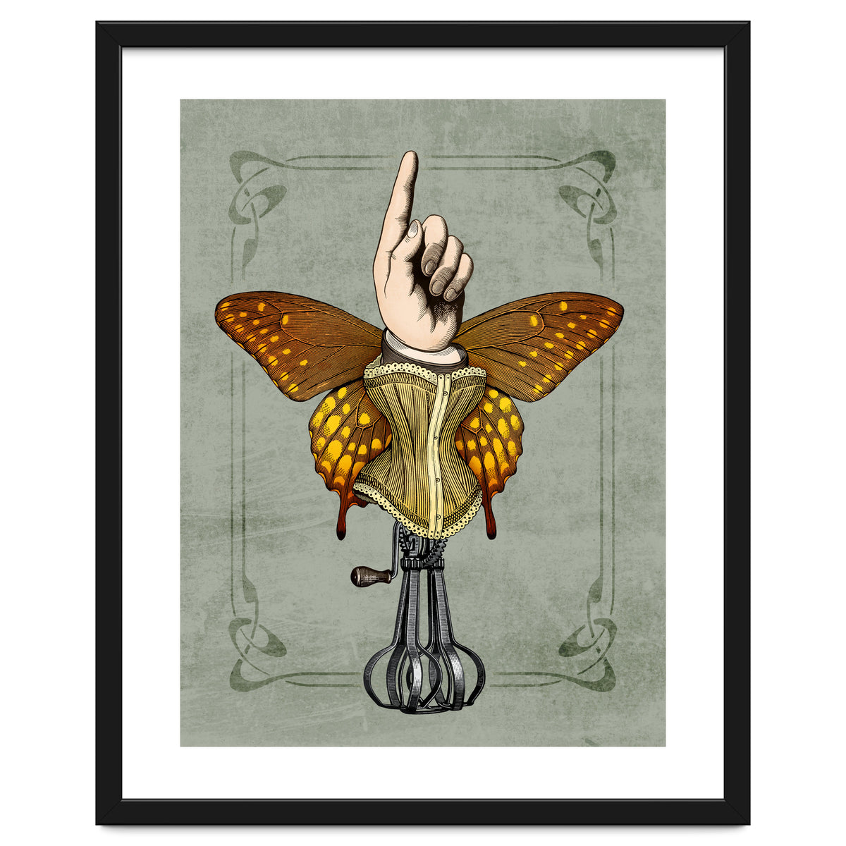Butterhand Portrait