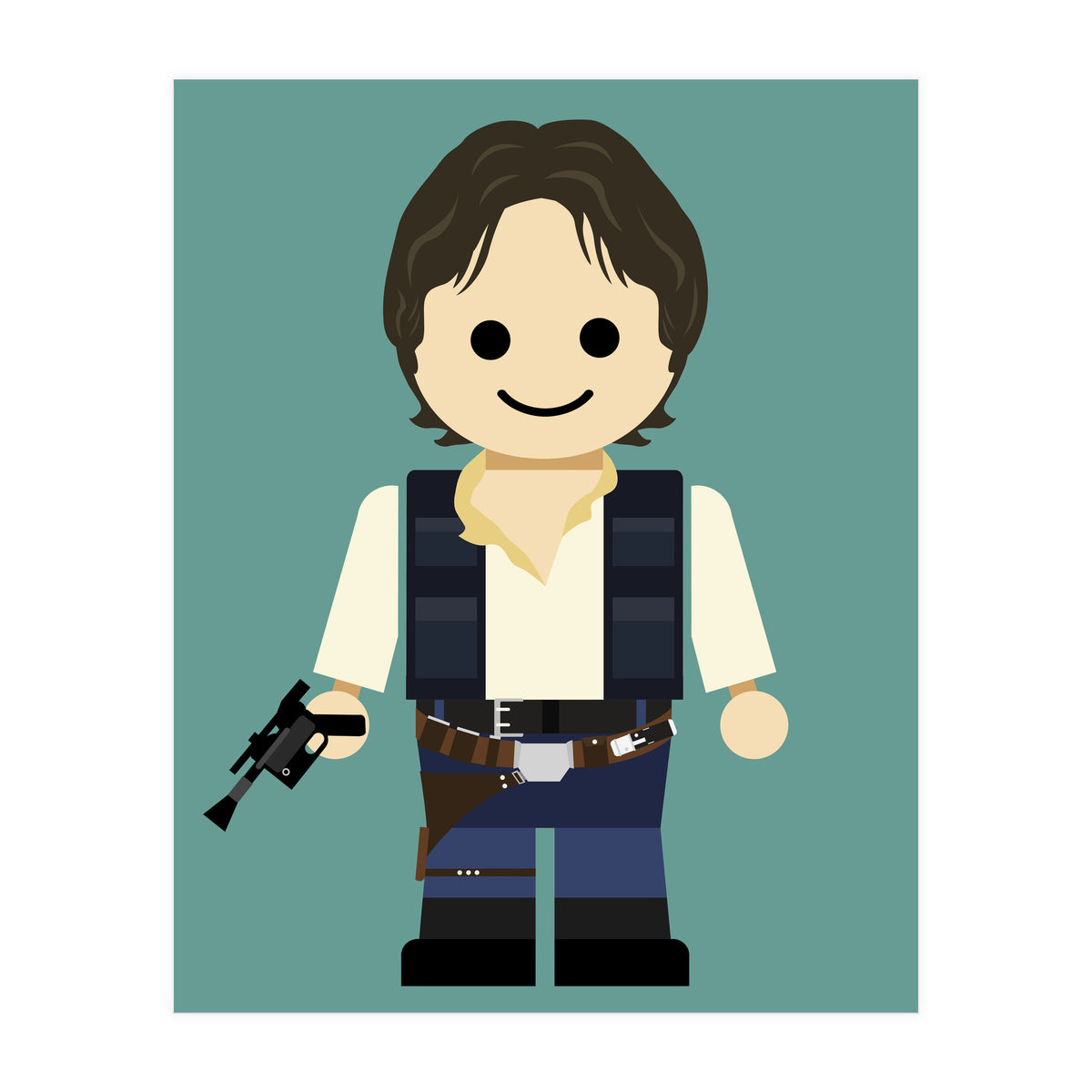 Hans Solo Toy (Print Only)