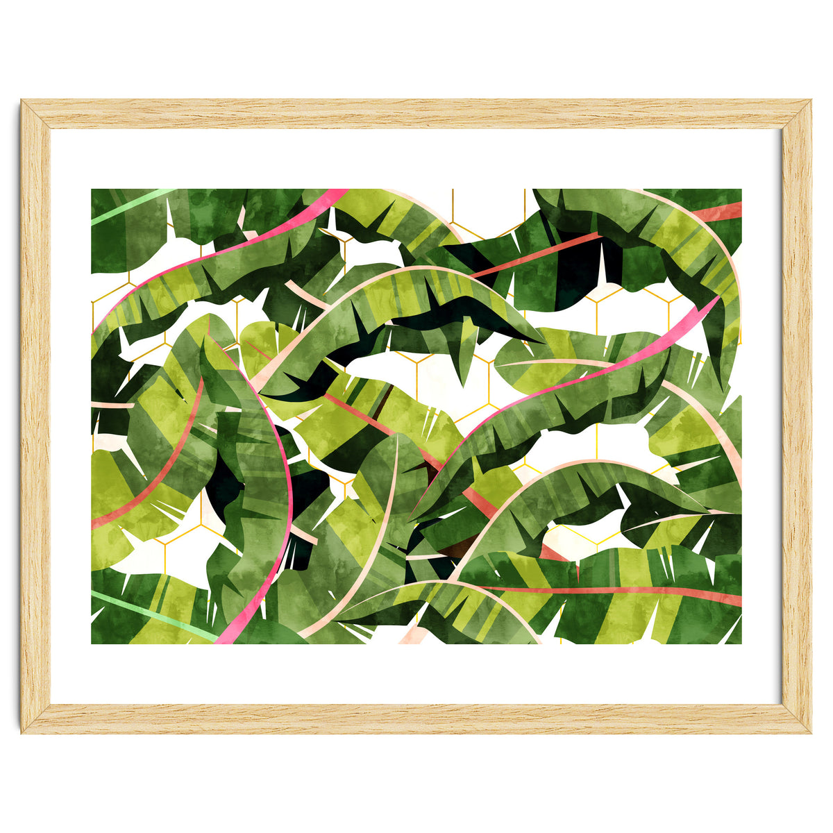 Banana Leaf Salad With Garlic Butter Dressing