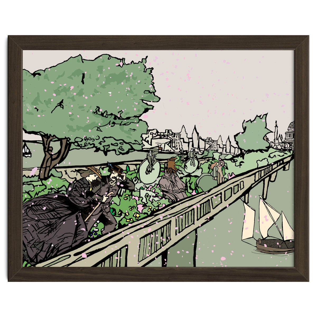 A Windy Day On The Garden Bridge