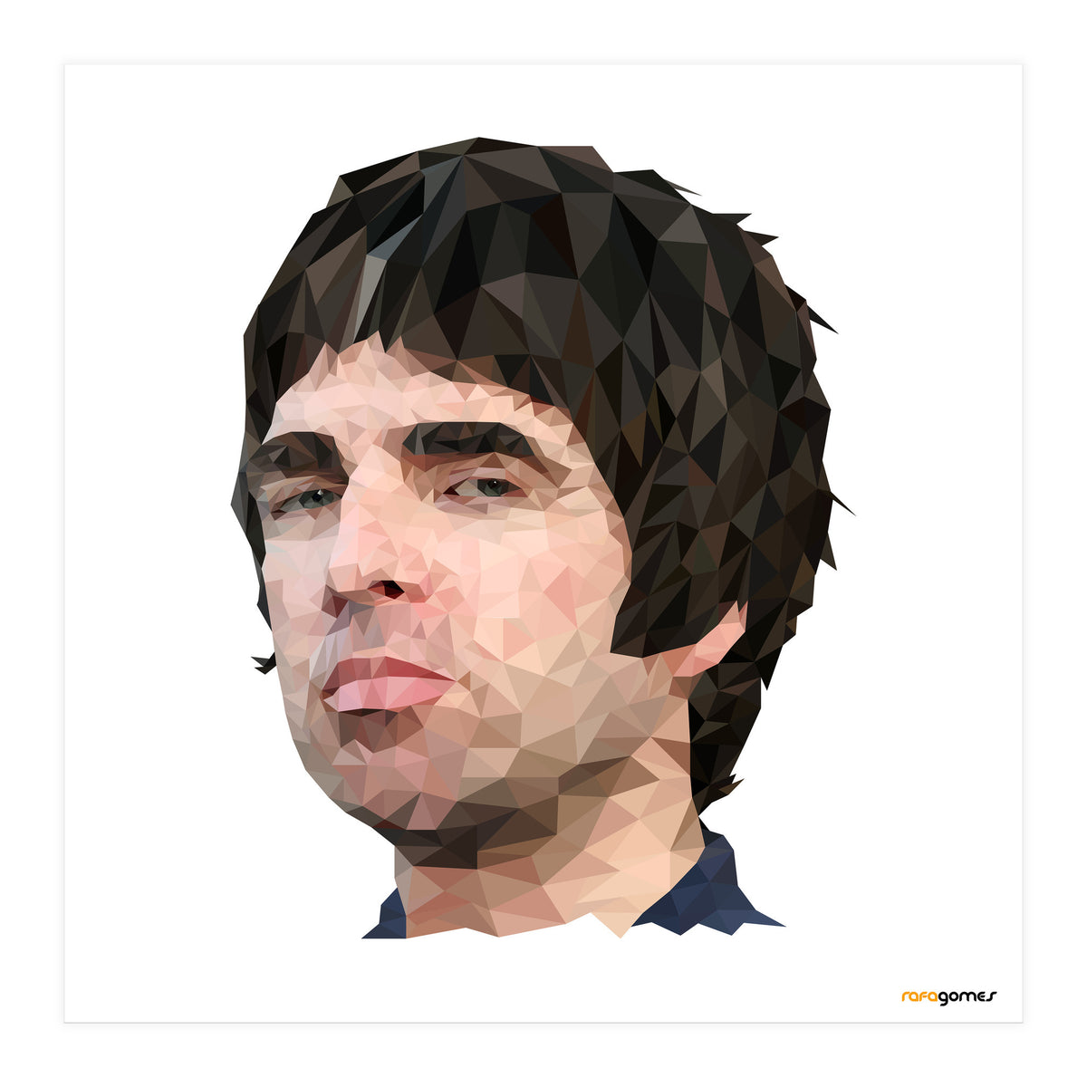 Noel Gallagher Low Poly (Print Only)