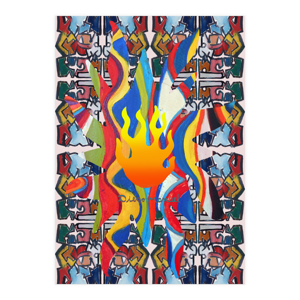 Fuego Y Graffiti 46 (Print Only)