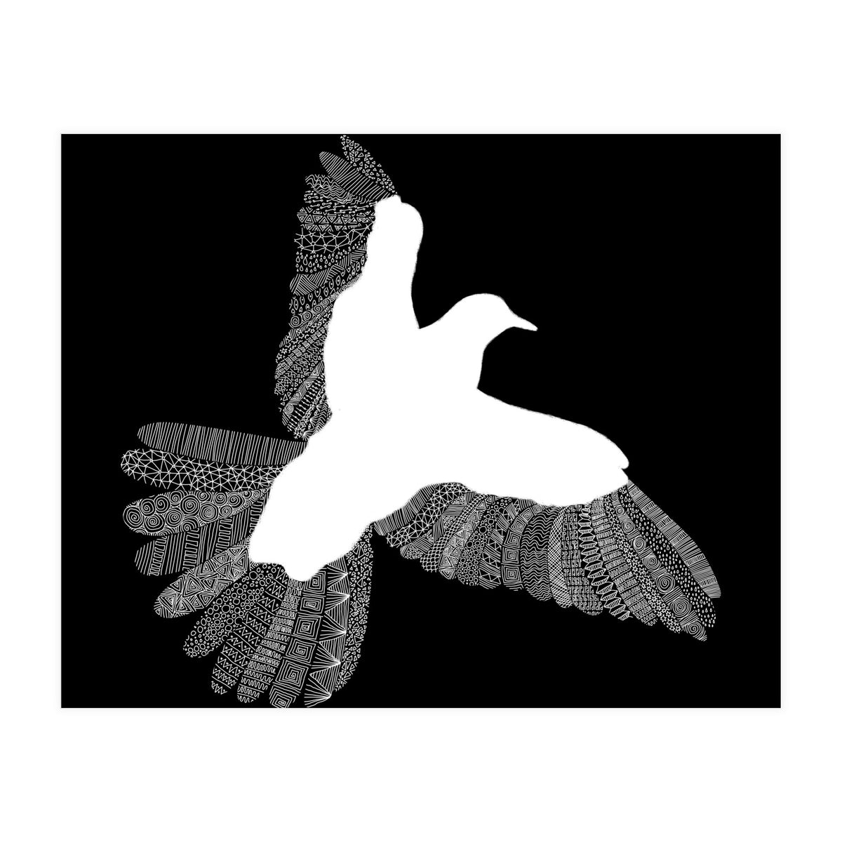 Bird Black (Print Only)