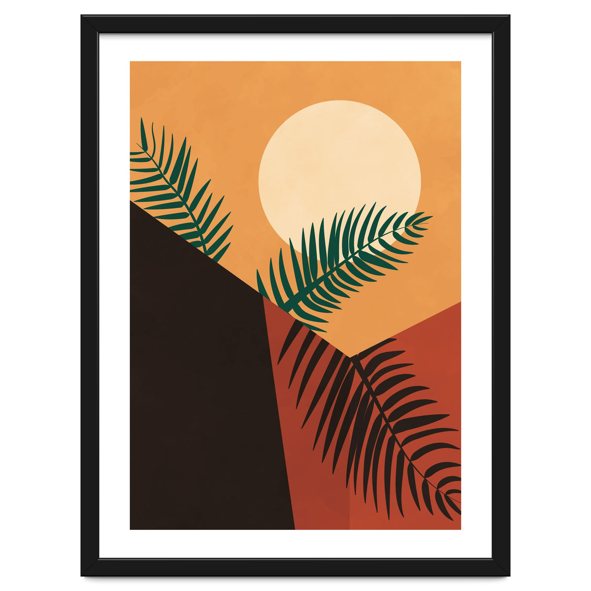 Bohemian Palm Tree Leaves