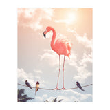 Flamingo & Friends (Print Only) thumbnail