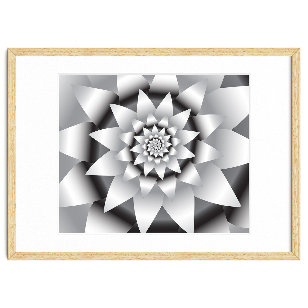 Abstract Modern Flower Design Art