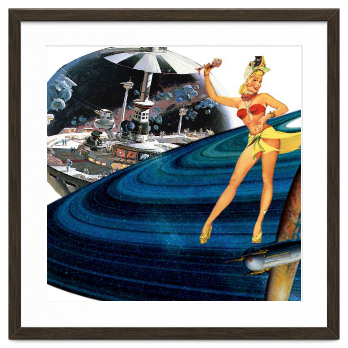 Dancer on Saturn Rings