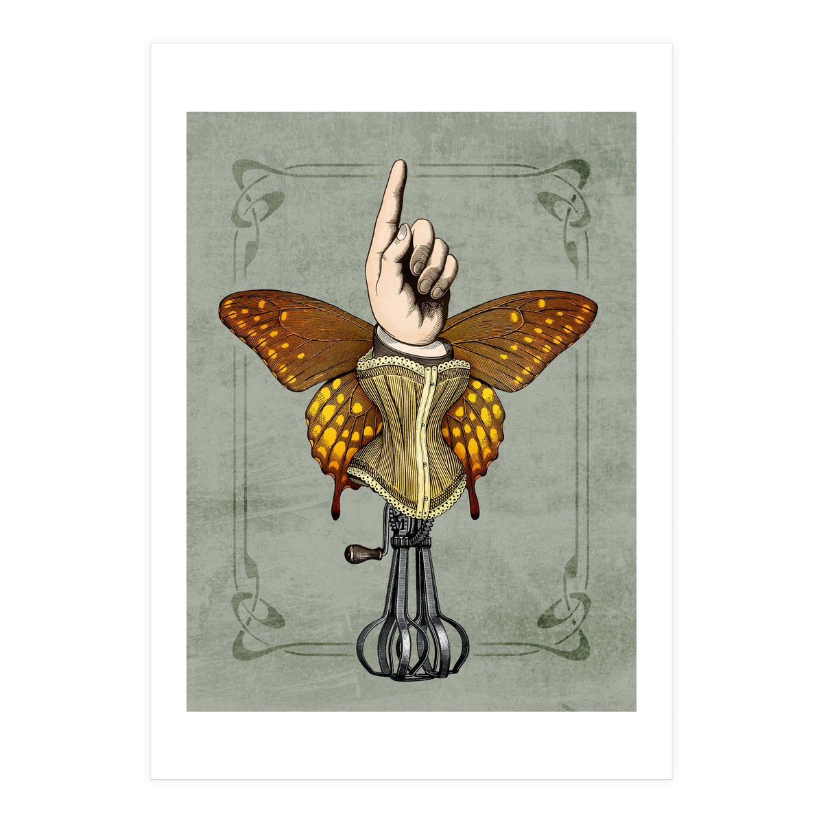 Butterhand Portrait (Print Only)