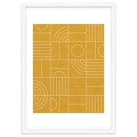 My Favorite Geometric Patterns No.22 - Mustard Yellow