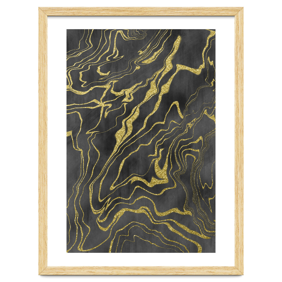 Golden Flows No. 9