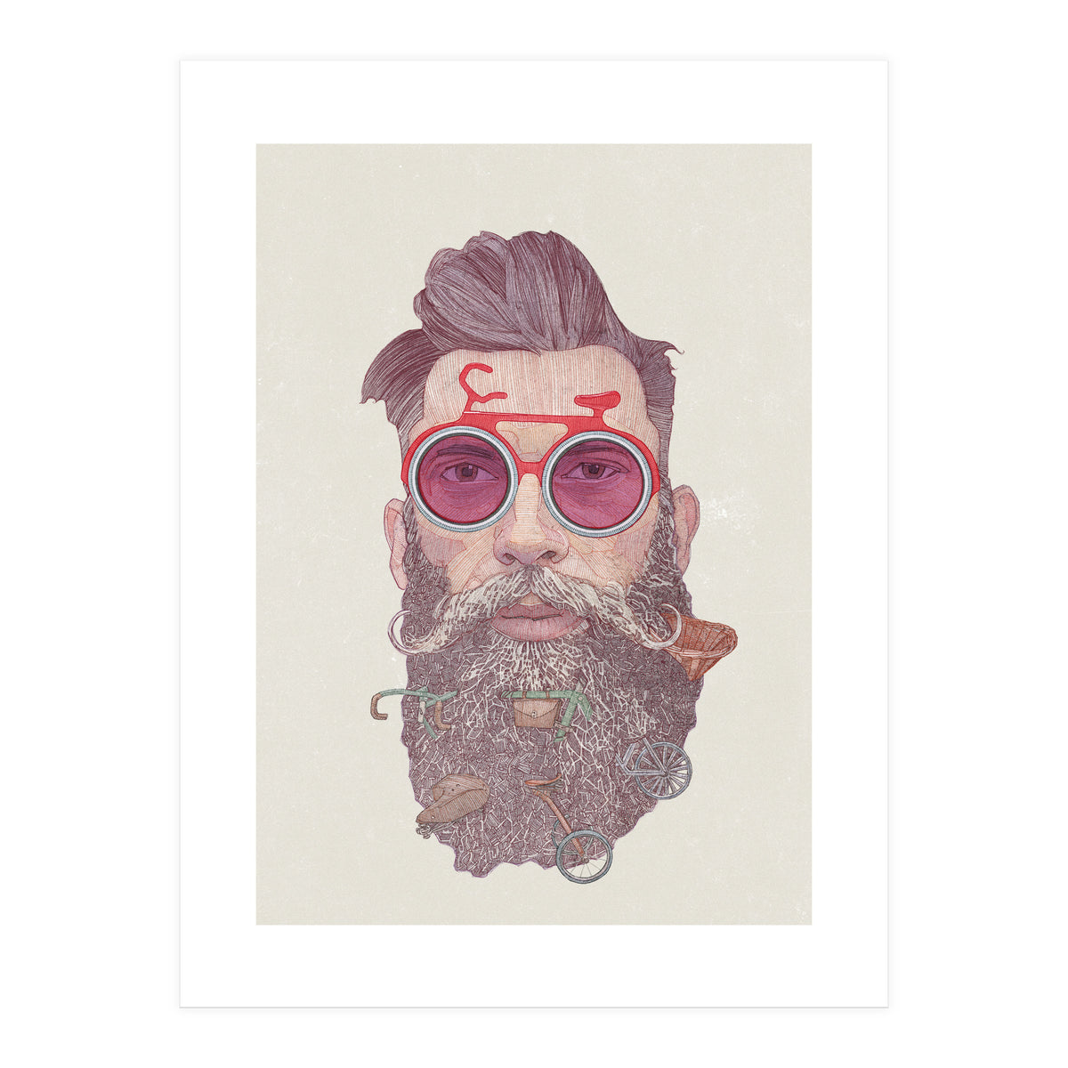 Hipster Dude (Print Only)
