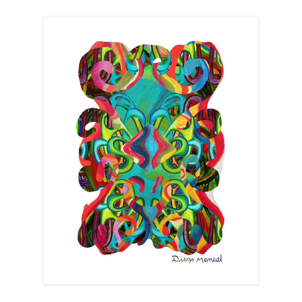 Pop Abstract Asimetrico 23 Copia (Print Only)