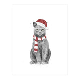 Xmas Cat (Print Only) thumbnail