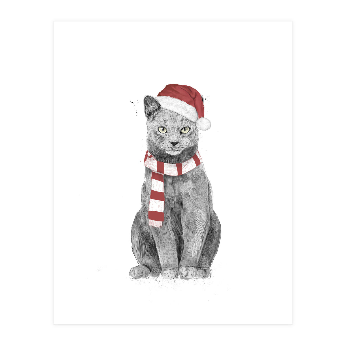 Xmas Cat (Print Only)