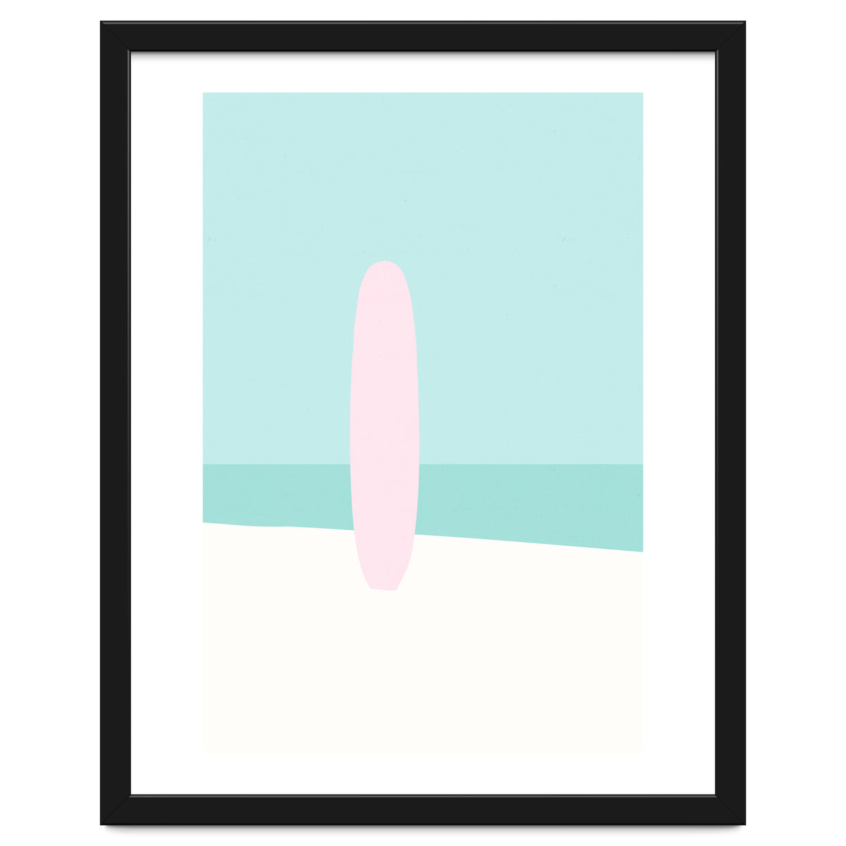 Minimal Surfboard - Turquoise Coast