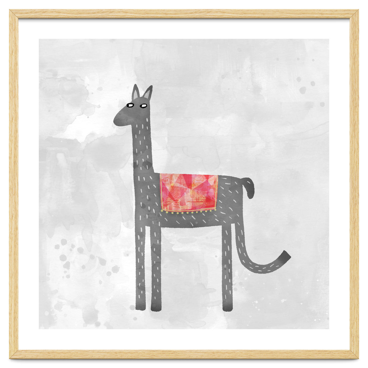 Llama With Fancy Blanket