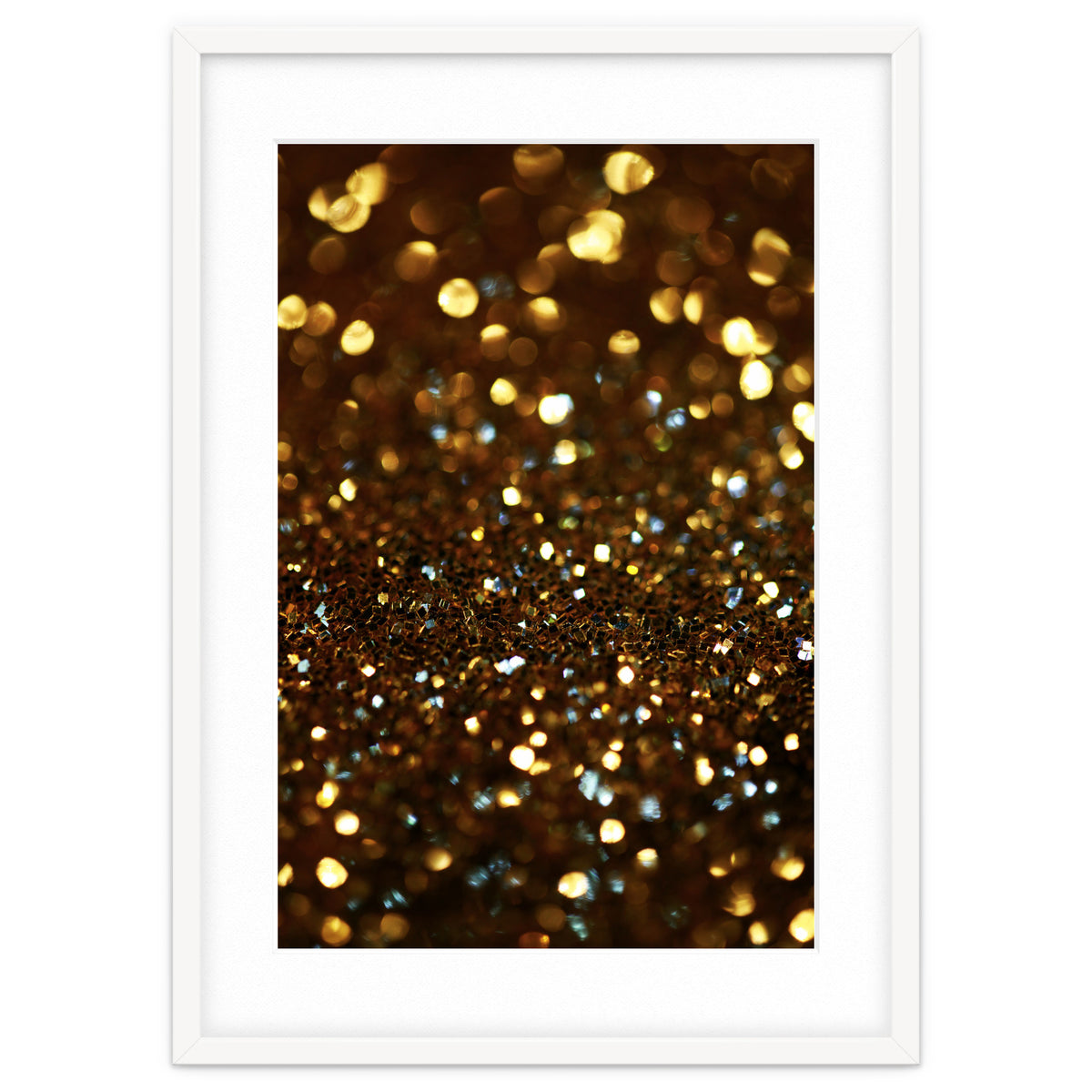 Golden glitter