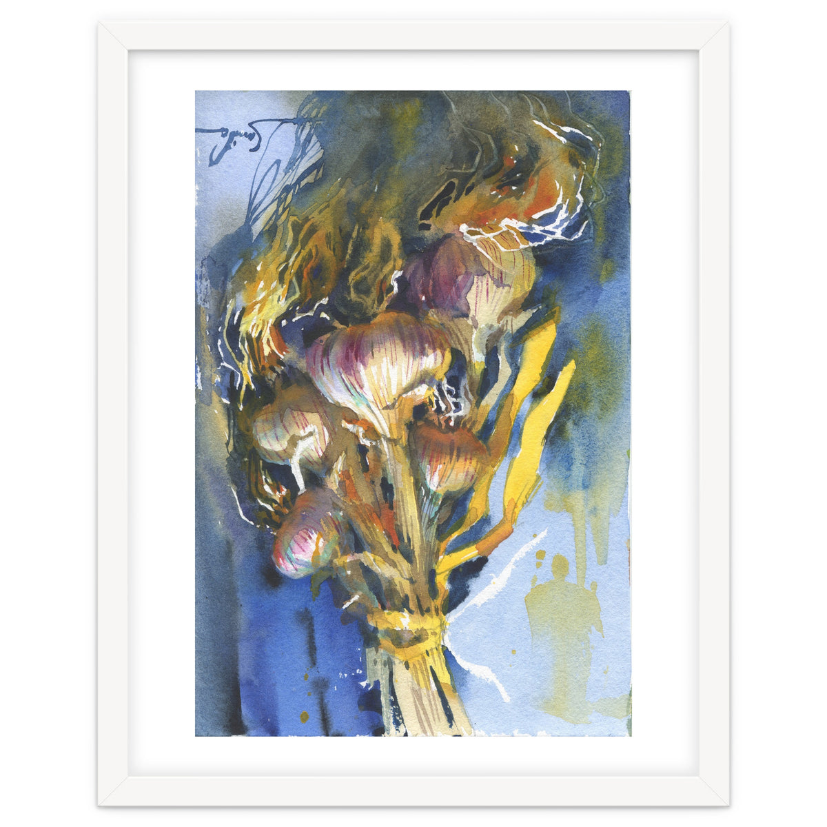 Sunny still life Garlic