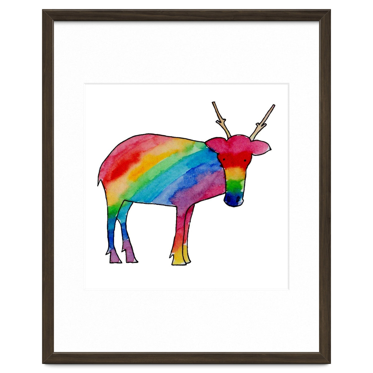Rainbow reindeer