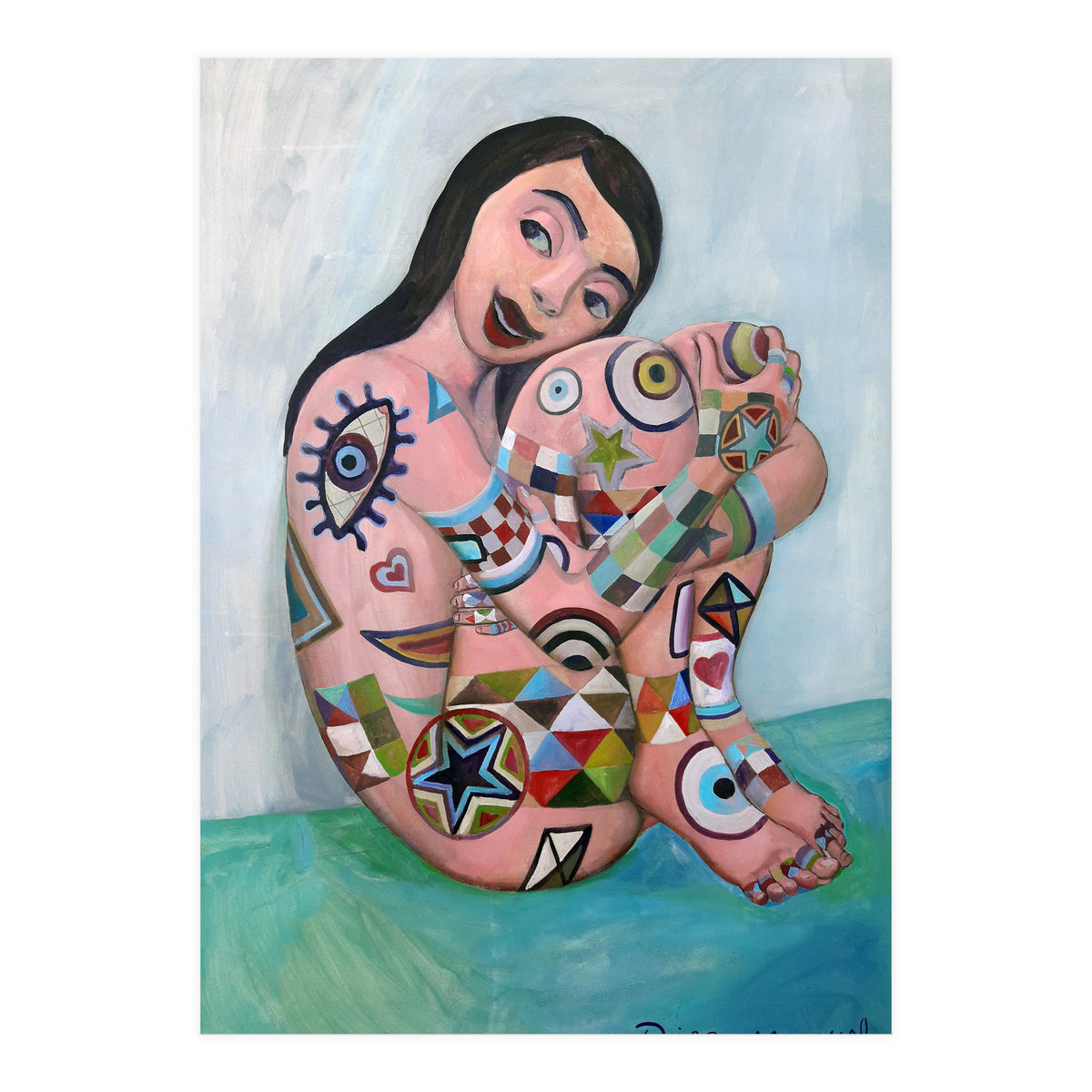 Chica Tatuada 2 B (Print Only)