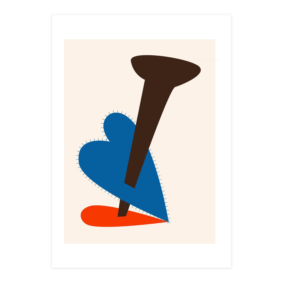 Blue Heart (Print Only)