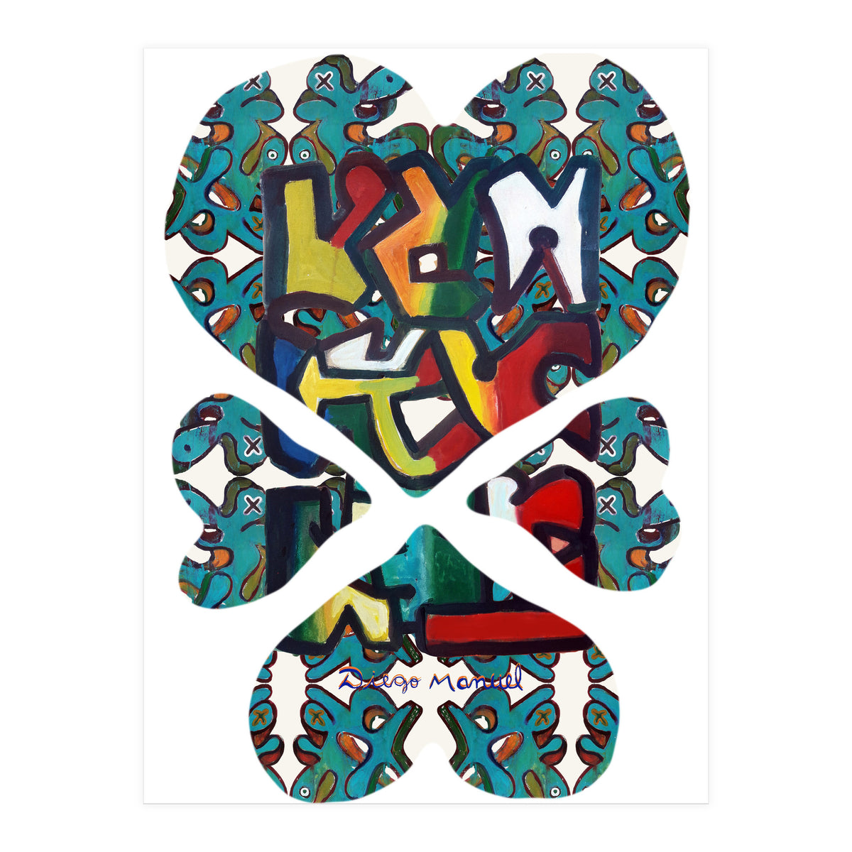 4 Corazones 7  (Print Only)