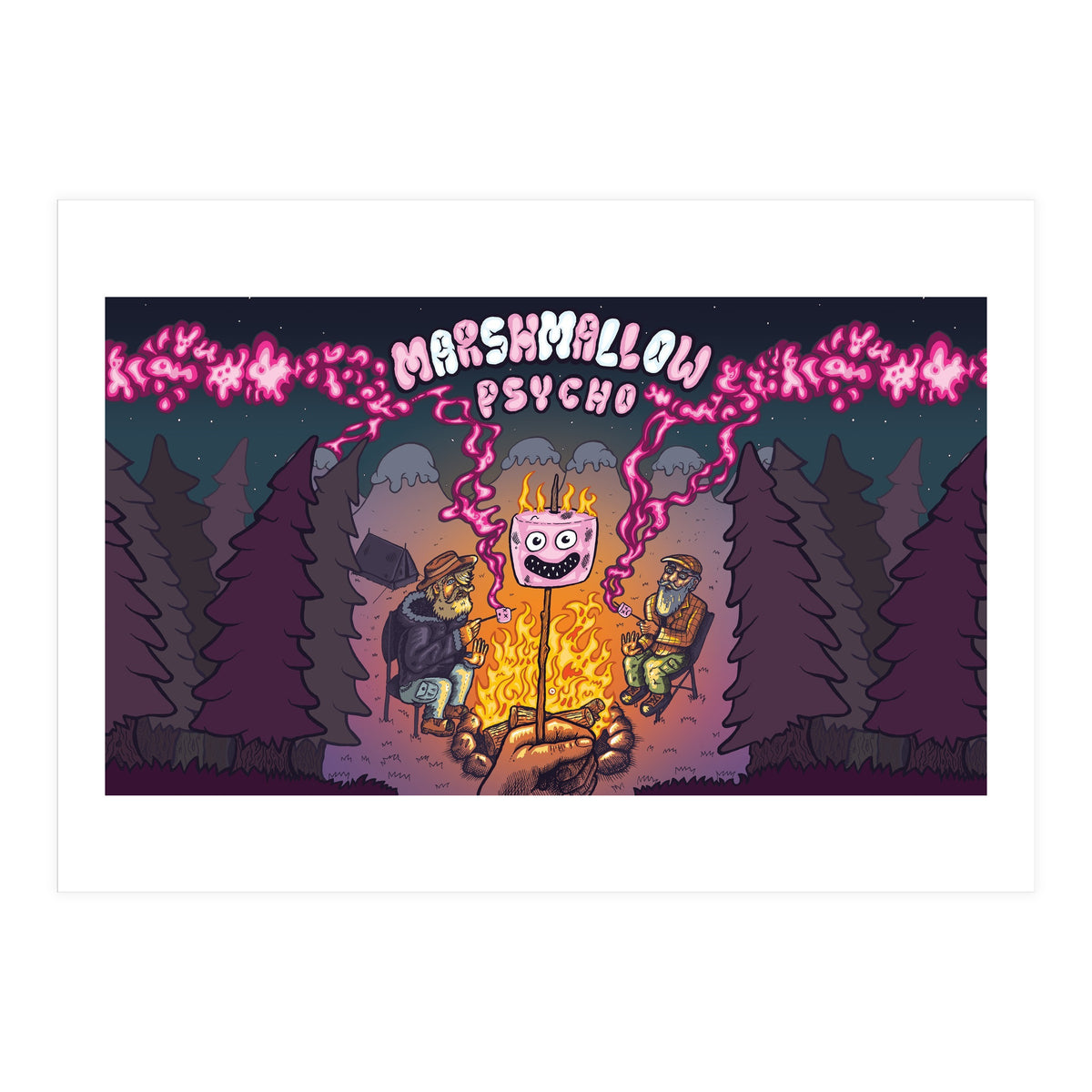 Marshmallow Psycho 12.3% ABV Bourbon Barrel Aged Marshmallow Stout (Print Only)