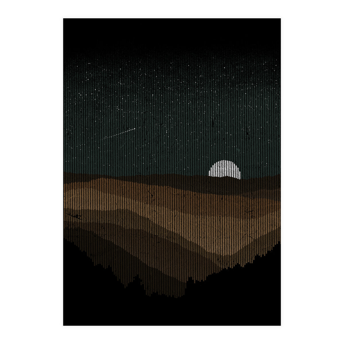 Moonrise (Sepia) (Print Only)