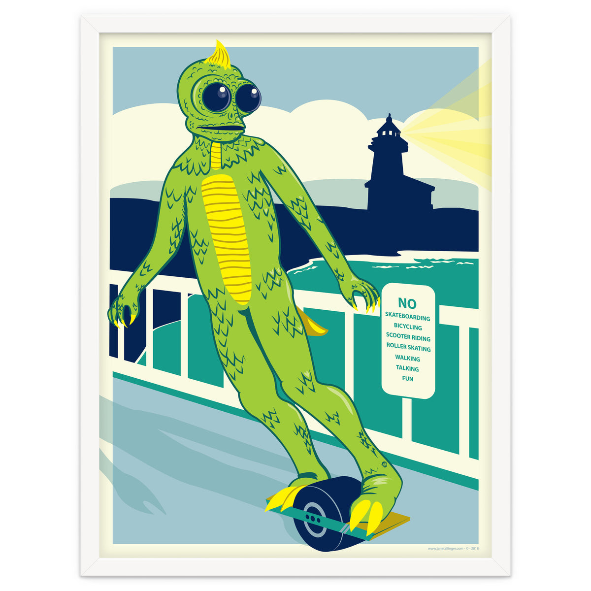 Sleezstak riding One Wheel