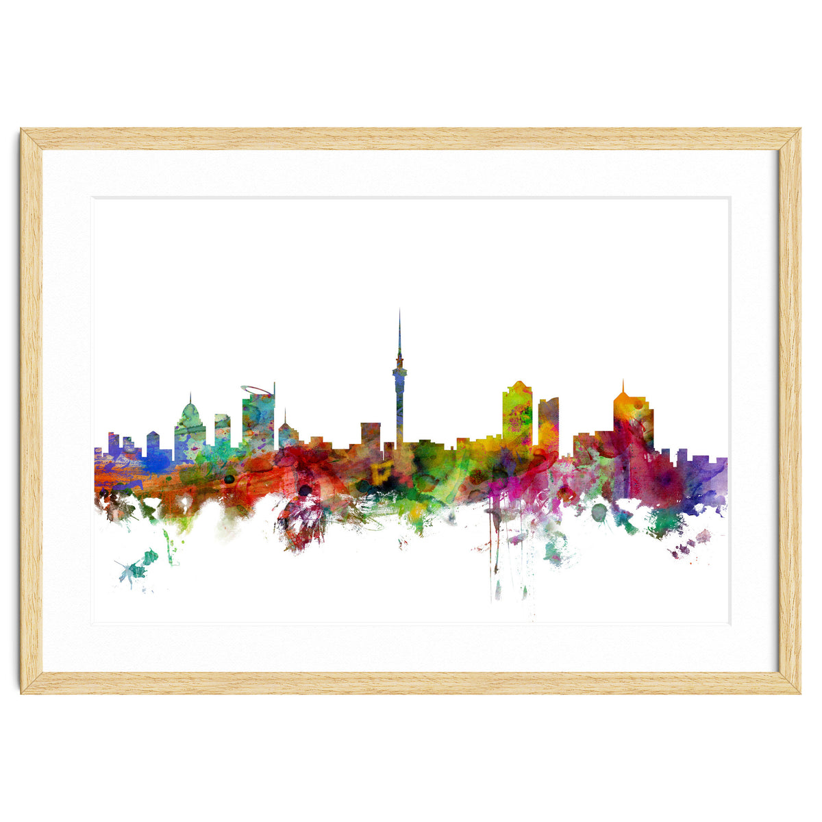 Auckland New Zealand Skyline