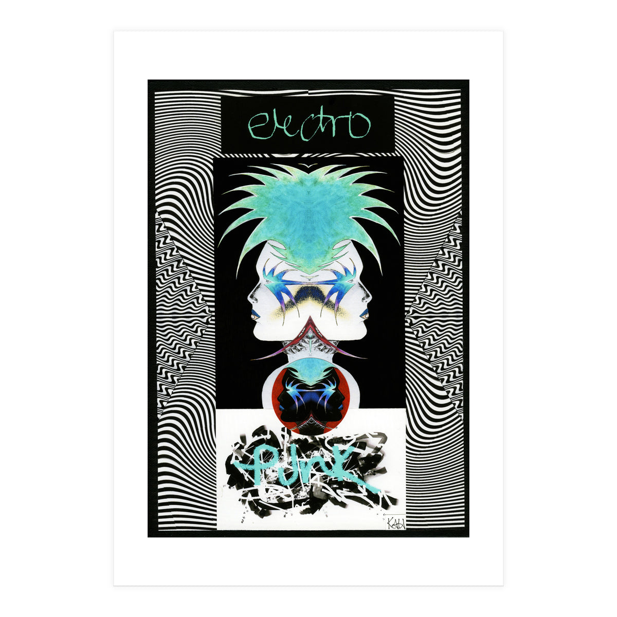 Warpaint: Punk Turquoise (Print Only)