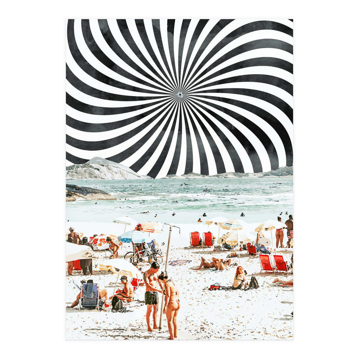 Summer On The Beach (Print Only)