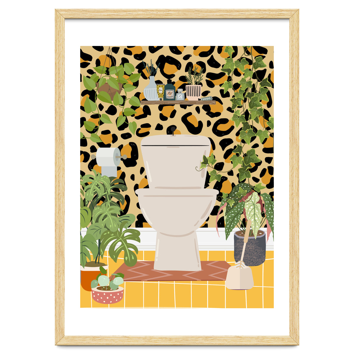 Loo in Cheetah Bathroom