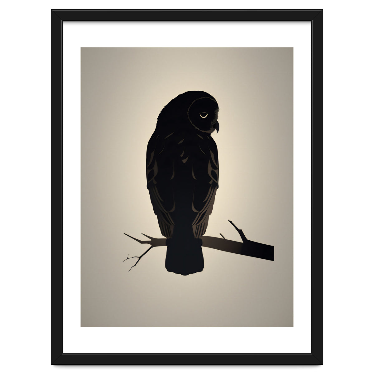 Owl Minimalist Picture