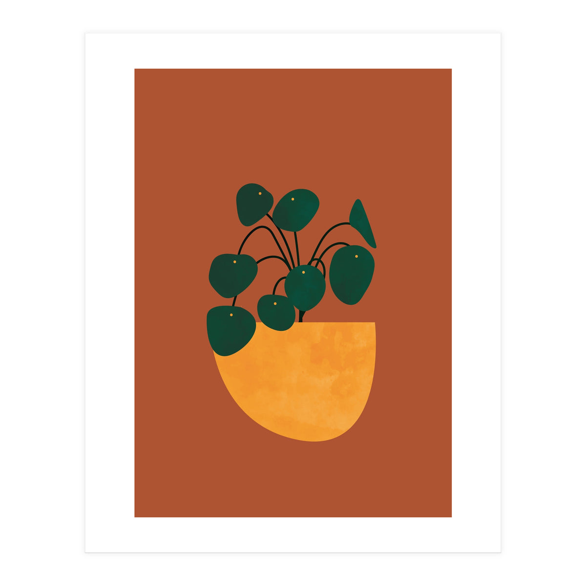 Boho Houseplant (Print Only)