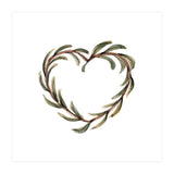 Olive branch heart (Print Only) thumbnail