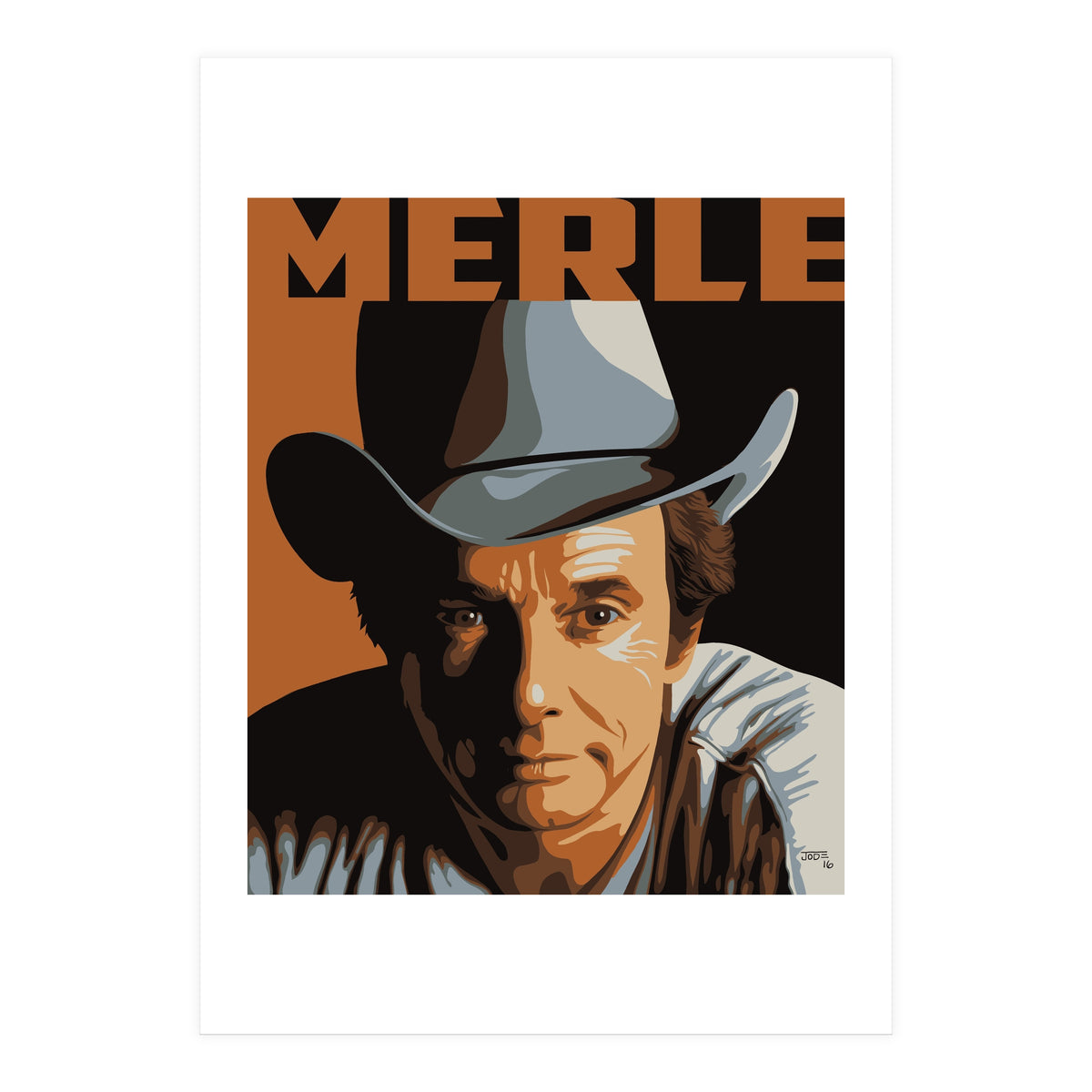 Merle Haggard Poster (Print Only)