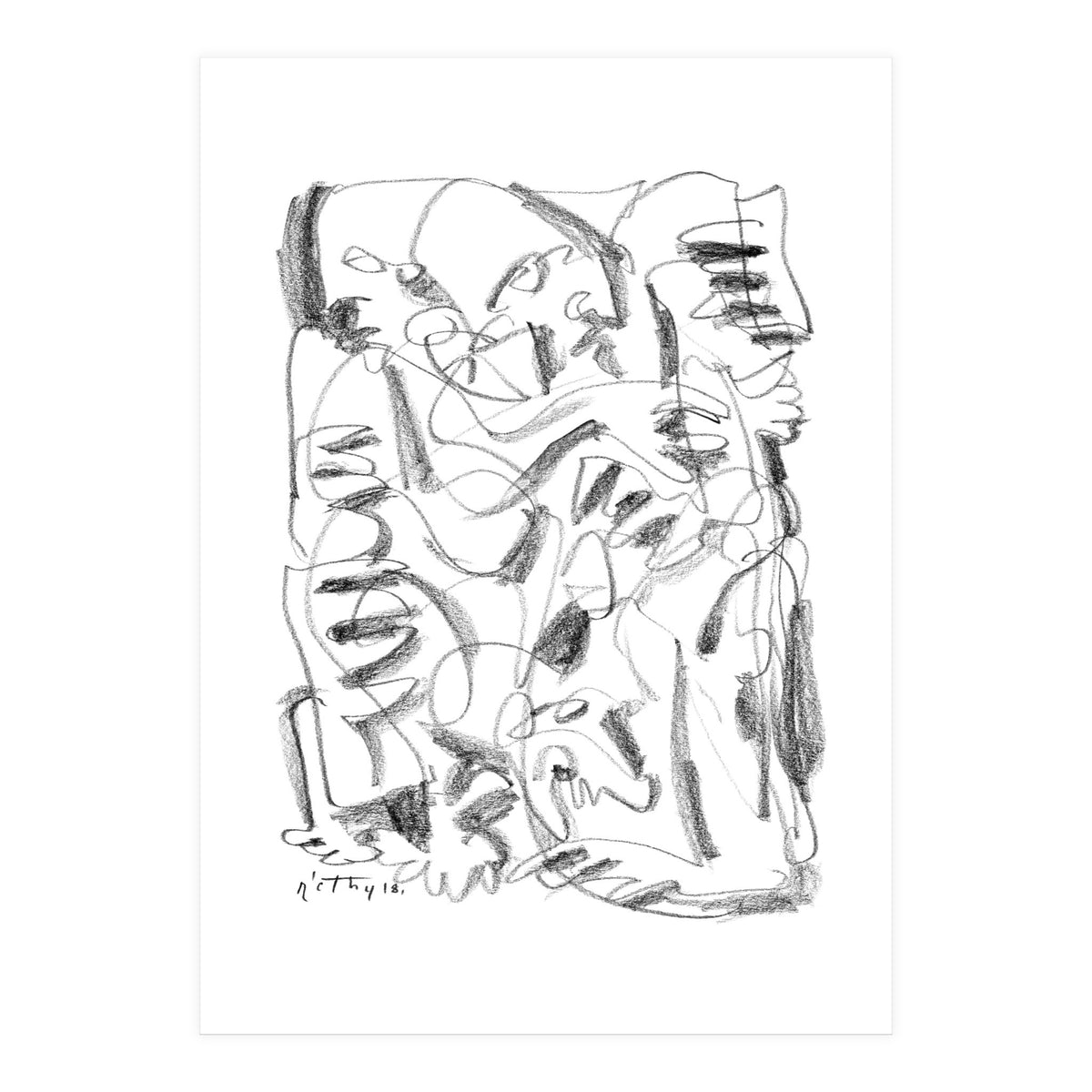 Out of the Shadows - b&w (Print Only)