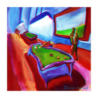 Noche De Pool 3 4 (Print Only)