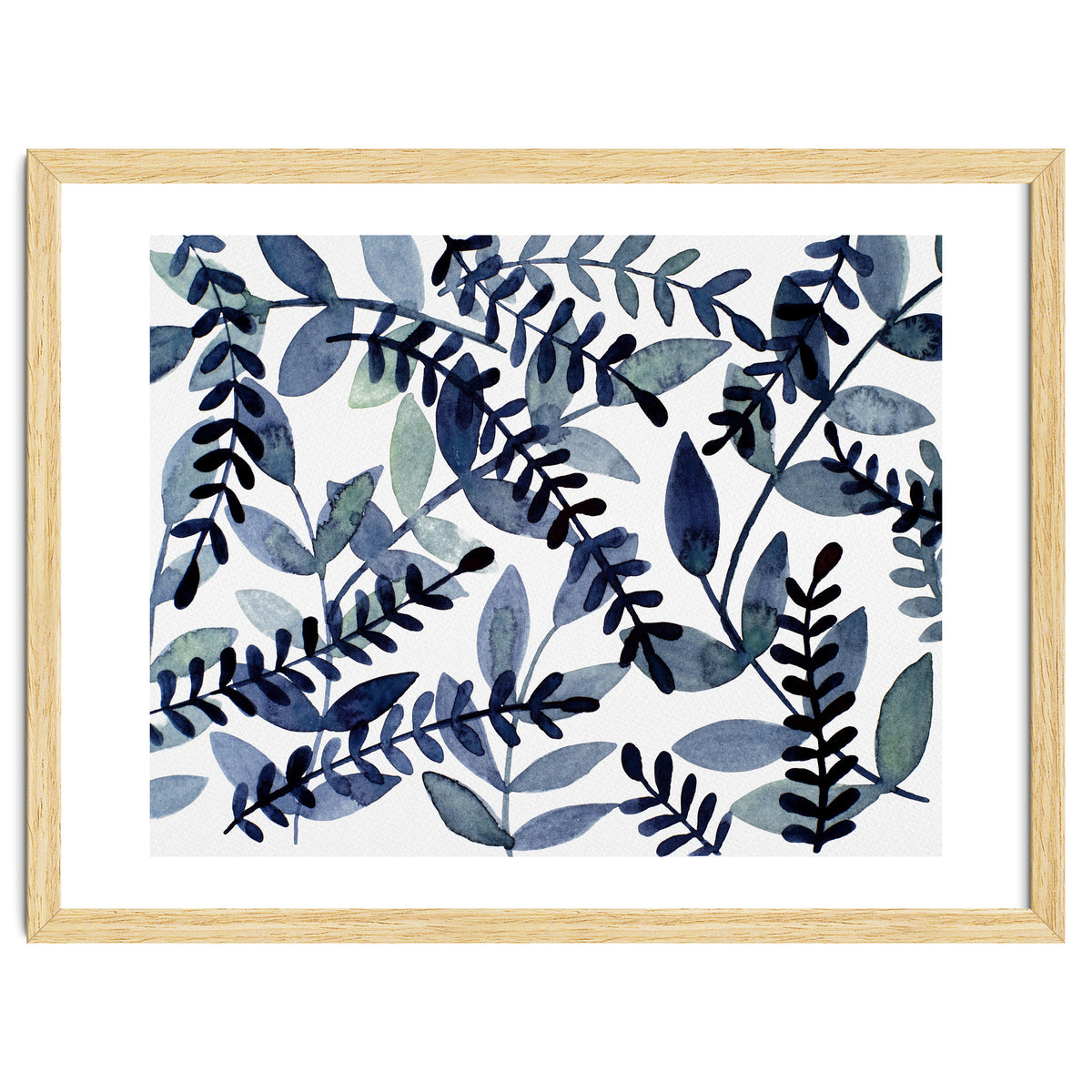 Simple indigo branches