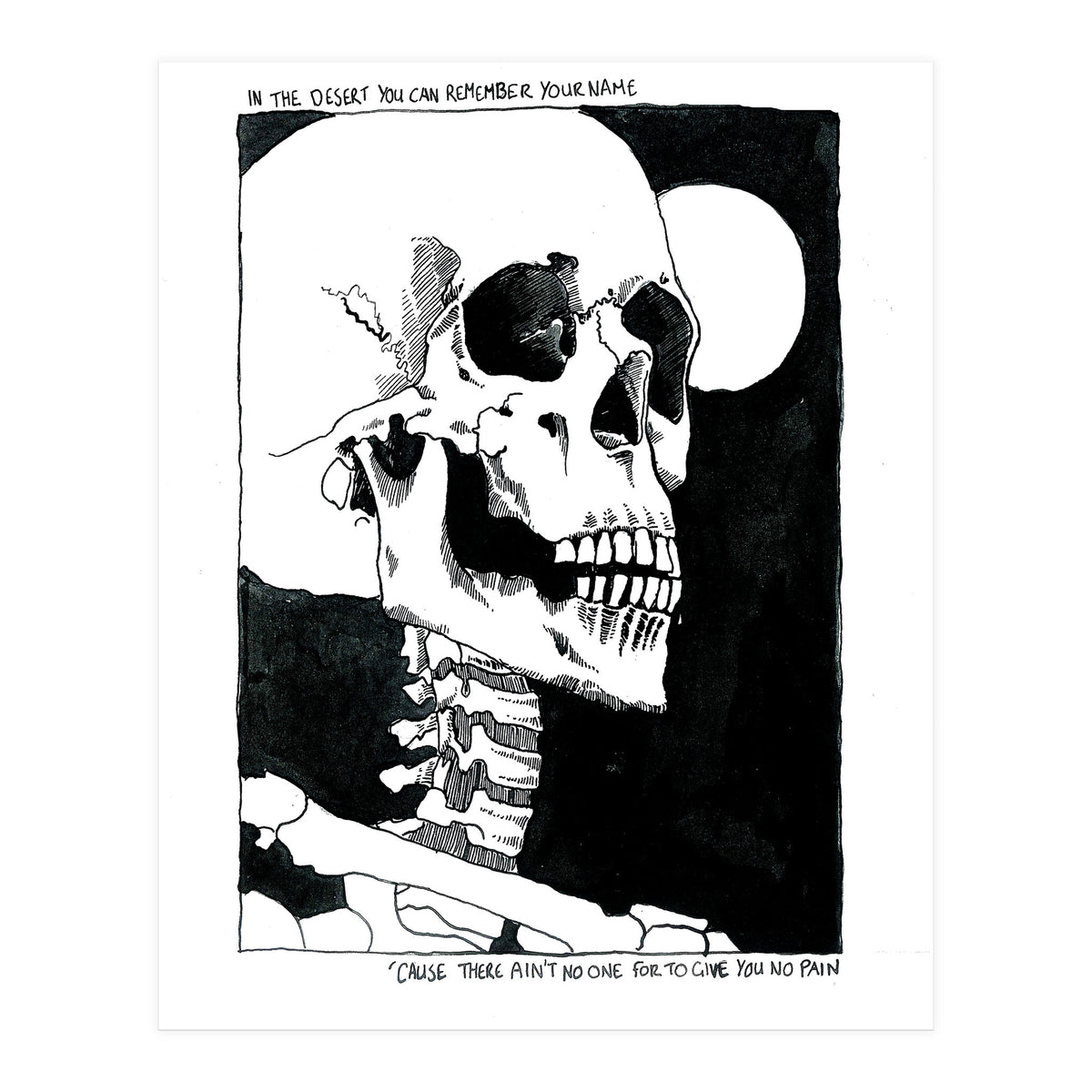 In The Desert (Print Only)