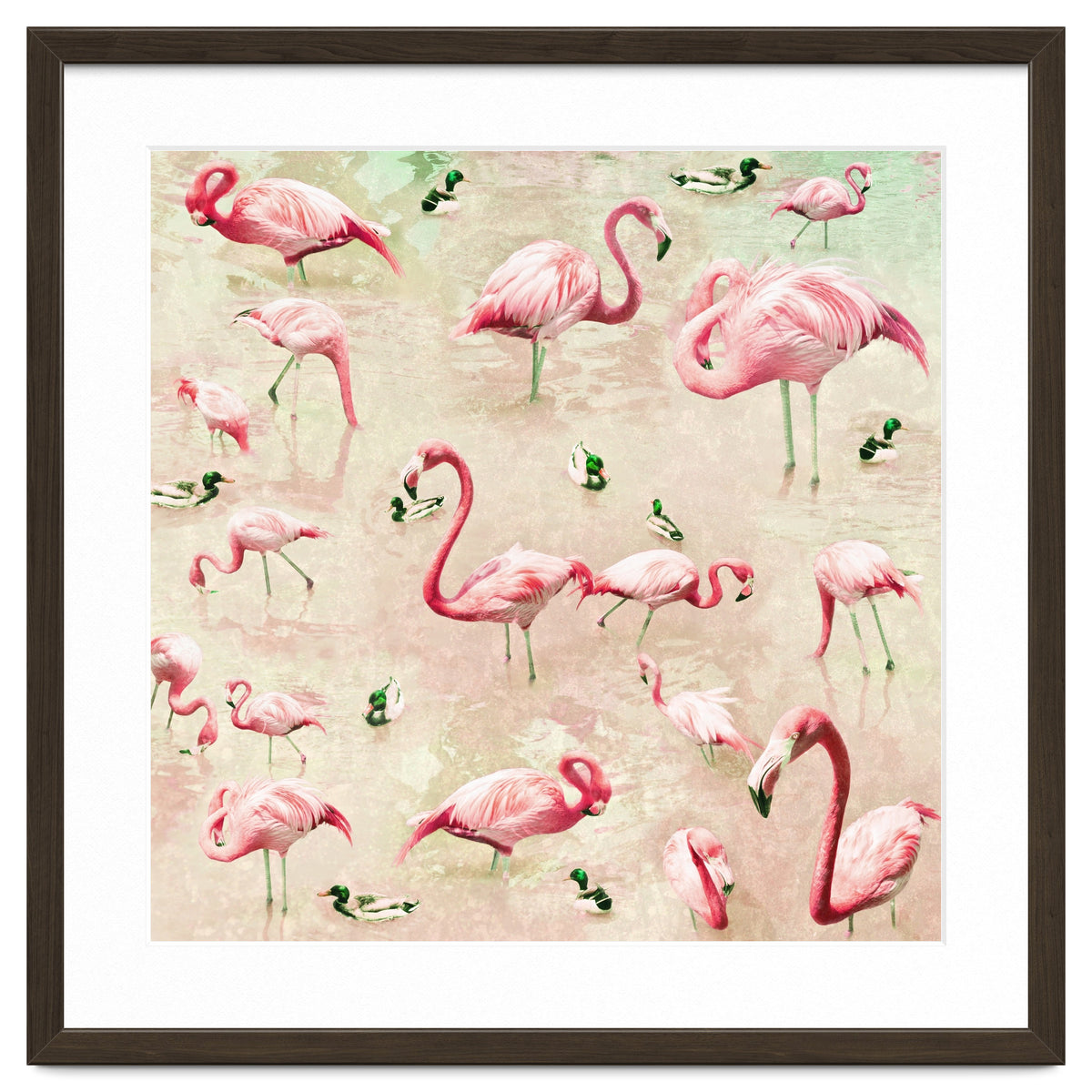 Flamingos Vintage Pink
