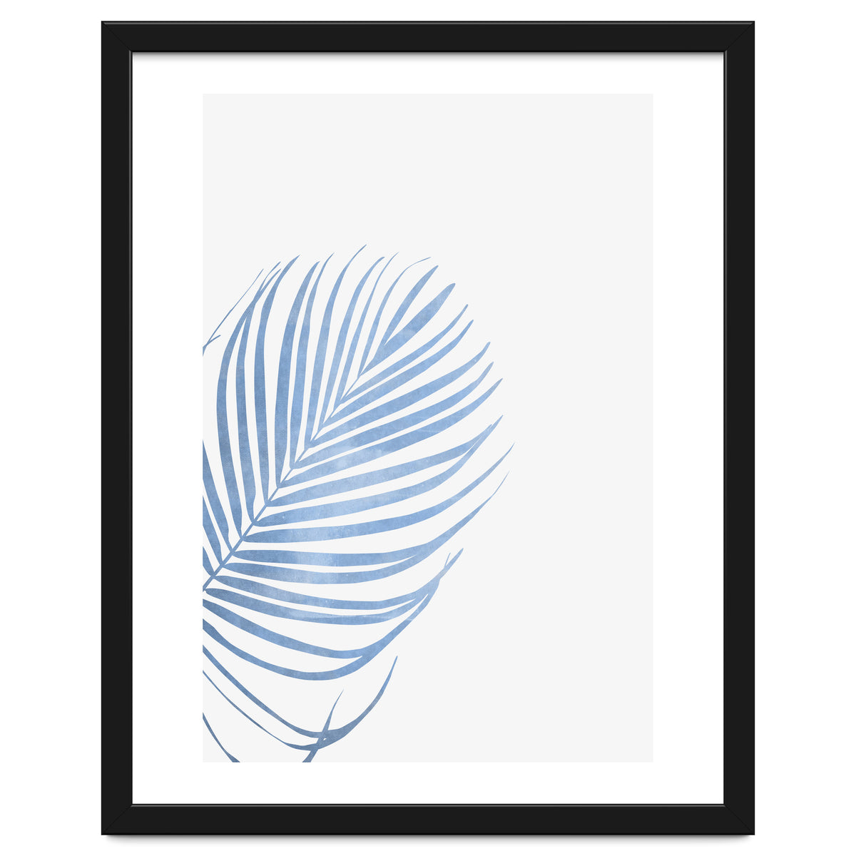 Blue Palm Leaf
