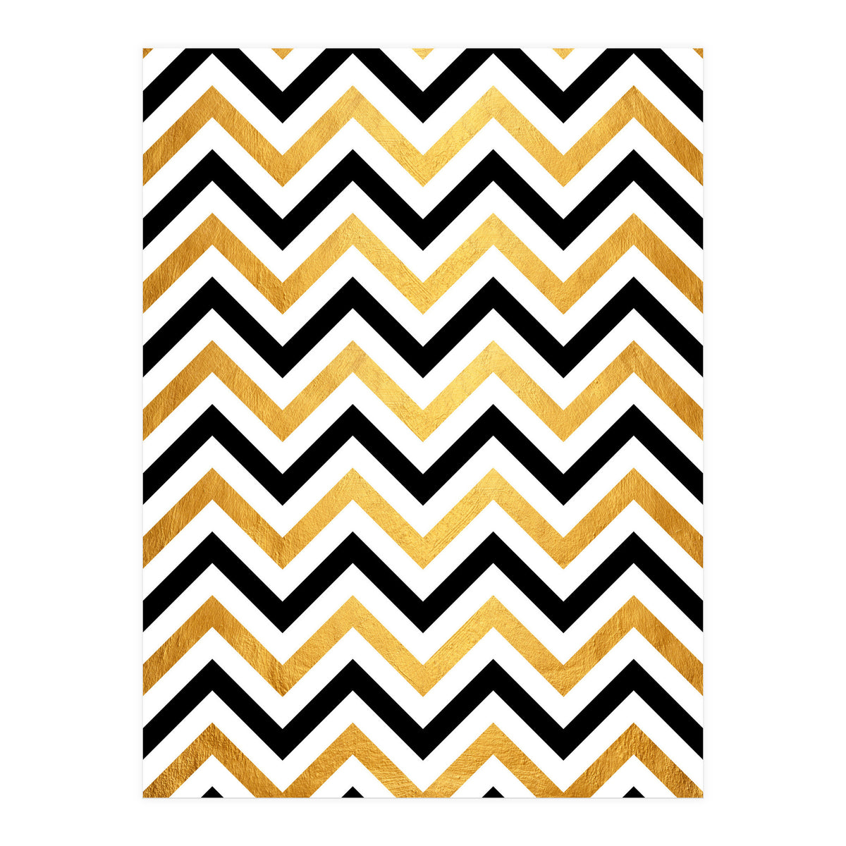Chevron Golden III (Print Only)