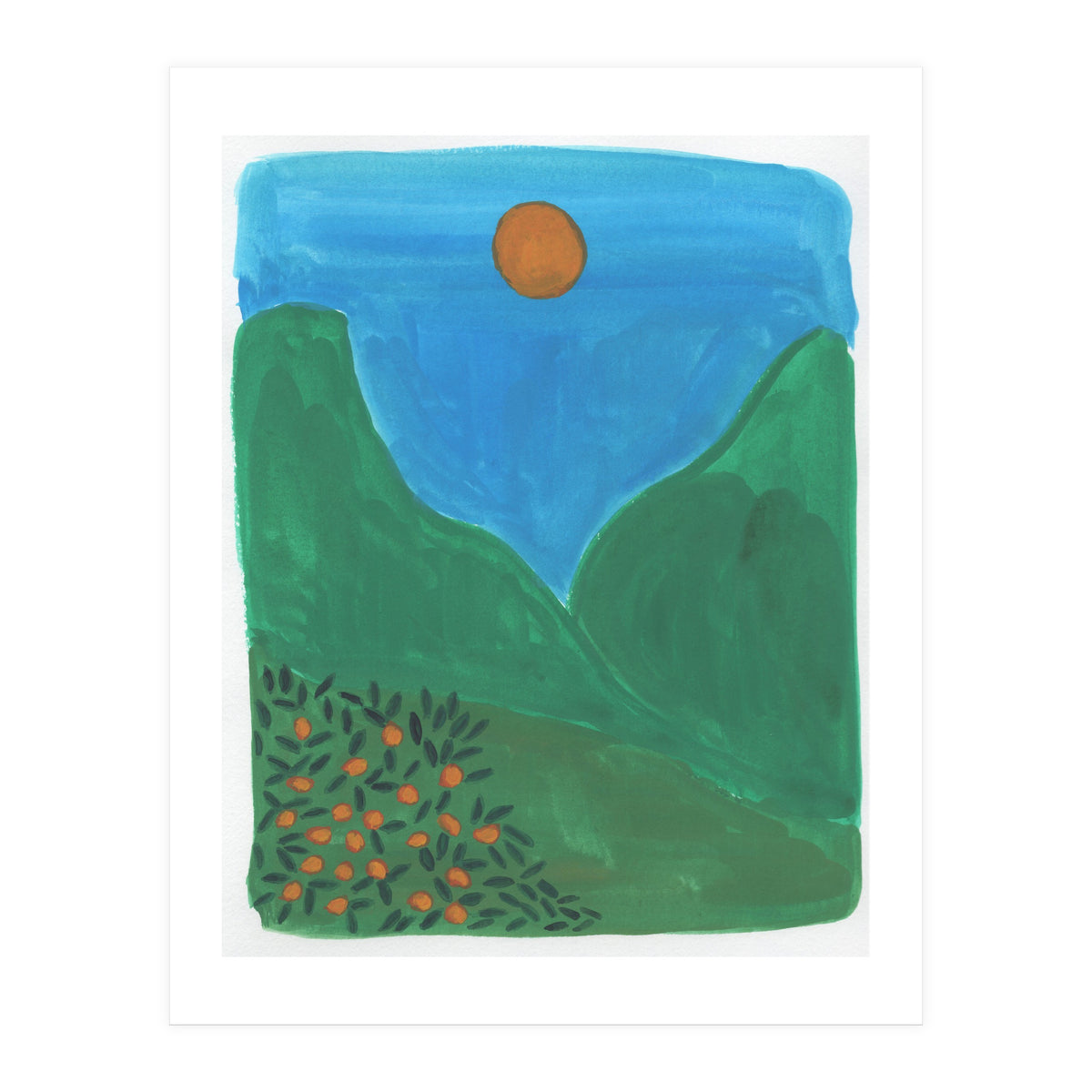 Oranges Field (Print Only)